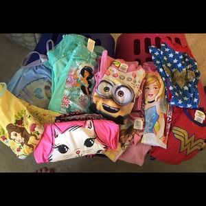 Girls pajamas lot